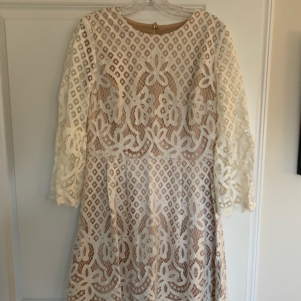 Eliza J White Mini Dress